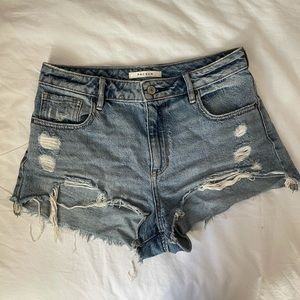 pacsun hi-rise festival shorts